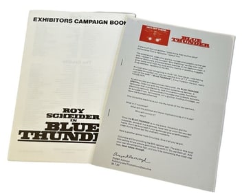 Blue Thunder (1983) - Exhibitors Campaign Book