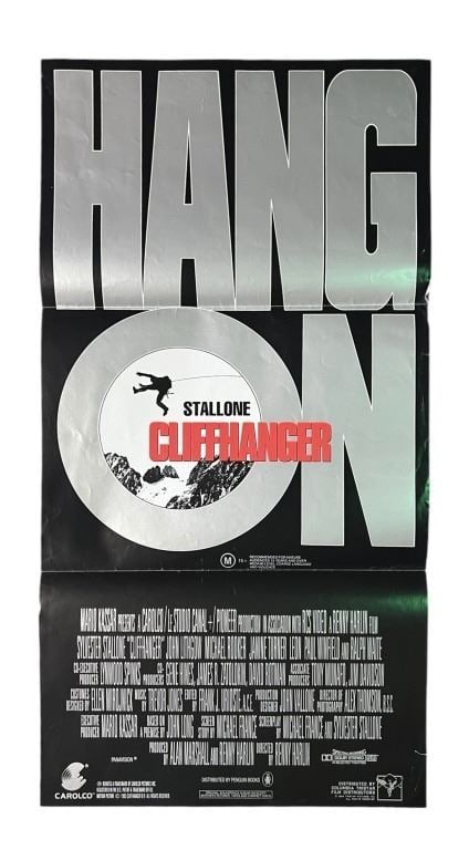 Cliffhanger' (1993) -  Poster (13 1/2" x 25 1/2") (1 of 1)
