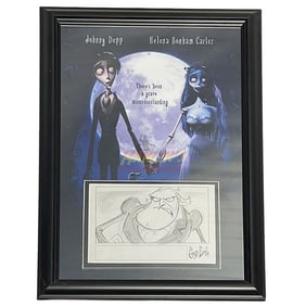 Corpse Bride (2005) - Original Hand Drawn Framed Storyboard