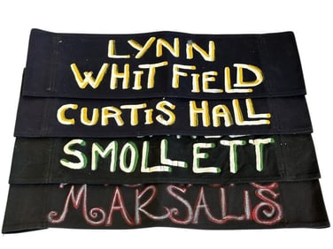 Eve's Bayou (1997) - Set of 4 Crew Chairbacks