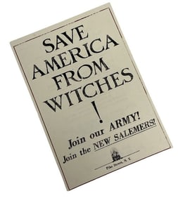 Fantastic Beasts and Where to Find Them (2016) - "Save America From Witches!" Flyer