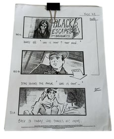 Harry Potter and the Prisoner of Azkaban (2004) -  Pages of Storyboards "Knight Bus"