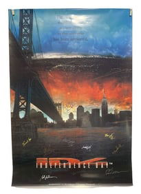 Independence Day (1996) - Signed by 8 Poster (27x39)