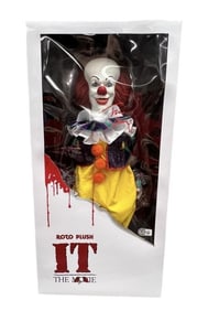 It (1990) - Tim Curry Signed Pennywise Mezco Roto Plush Doll (Beckett)