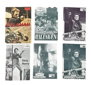 Magnum Force (1973) - Set of 6 German Mini-Programs (" x ")