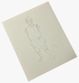 Once Upon a Time (2011-2018) - Costume Design Art #3 (Hand Drawn)