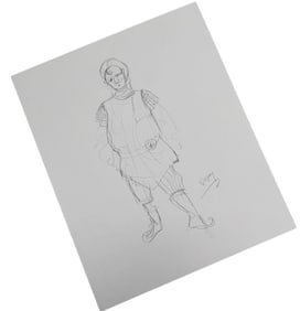 Once Upon a Time (2011-2018) - Dopey Jeffrey (Kaiser) Costume Design (Hand Drawn)