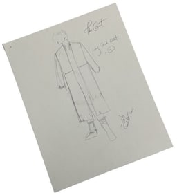 Once Upon a Time (2011-2018) - The Count Signed Costume Design (Hand Drawn)