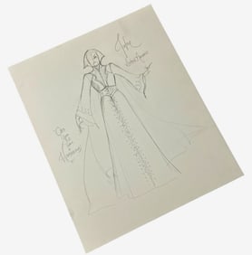 Once Upon a Time in Wonderland (2013-2014) - Jafar (Naveen Andrews) Costume Design (Hand Drawn)