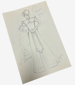 Once Upon a Time in Wonderland (2013-2014) - Palace Guard Costume Design (Hand Drawn)