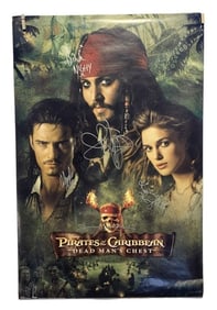 Pirates of the Caribbean: Dead Man's Chest (2006) - Signed by 5 Poster (22x34)