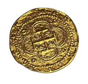 Pirates of the Caribbean: The Curse of the Black Pearl (2003) - Treasure Gold Doubloon Coin Lot A