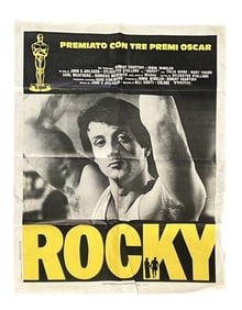 Rocky (1976) - Italian Poster (54 1/2" x 39")