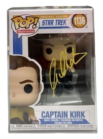 Star Trek William Shatner Captain Kirk Signed Funko (With JSA Authentification)
