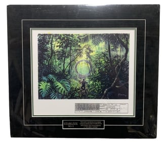 Stargate SG-1 (1997-2007) - Framed Concept Art Drawing (Reproduction 16x18)