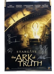 Stargate: The Ark of Truth (2008) - Signed by 4 Poster (13x20)