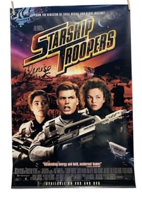 Starship Troopers (1997) - Denise Richards Signed Poster (27x39)