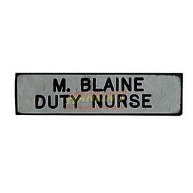 Teeth (2007) - Duty Nurse "M. Blaine" ID Badge