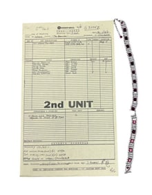 The Goonies (1985) - Callsheet and Rhinestone Necklace