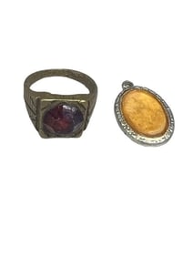 The Goonies (1985) - Ring and Pendent From One-Eyed Willy's Treasure