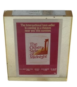 The Other Side of Midnight (1977) - Crew Gift Paperweight from Director Charles Jarrott