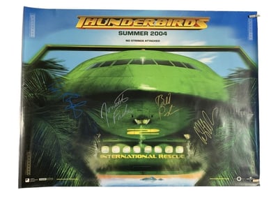 Thunderbirds (2004) - Signed by 4 Poster (30x40)