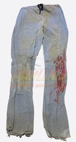 Underworld: Evolution (2006) - Peasant's Bloody Light Blue Denim Drawstring Pants