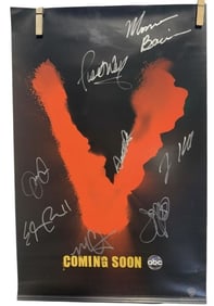 V (2009[x=#8211/]2011) - Signed by 8 Poster (11x17)