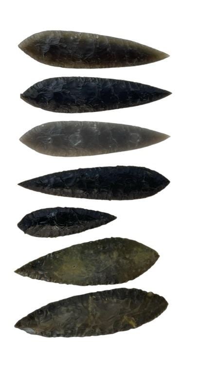 Alpha (2018) - Set of 6 Spear Tips: Alpha (2018) - Set of 6 Spear Tips.Comes with a COA co-signed by the film's prop fabricator.Made of rubber.Original set of 6 spear tips used in the Albert Hughes directed prehistorical adventure film 
