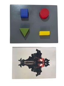 Analyze That (2002) - Robert De Niro and Billy Crystal Rorschach Puzzle And Blocks