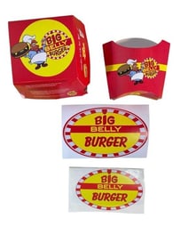 Arrow TV Series (2012-2020) - Big Belly Burger - Burger Fries Boxes and Stickers