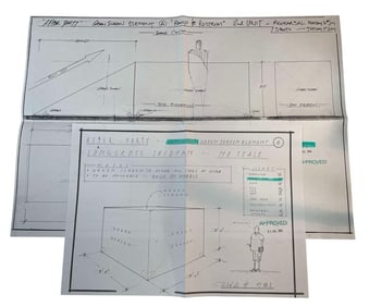 Avengers: Age of Ultron (2015) - Set of 2 Production Blueprints (Prints)