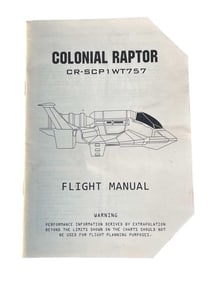 Battlestar Galactica (2004 - 2009) - Colonial Raptor Flight Manual