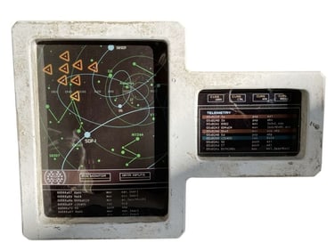 Battlestar Galactica (2004 - 2009) - Galactica Telemetry Control Panel