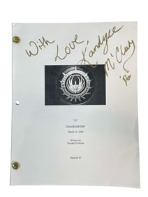 Battlestar Galactica (2004 - 2009) - Script Signed by Anastasia "Dee" Dualla (Kandyse McClure)