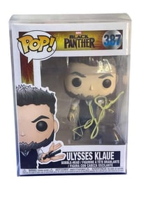 Black Panther Ulysses Klaue Funko Pop Signed by Andy Serkis
