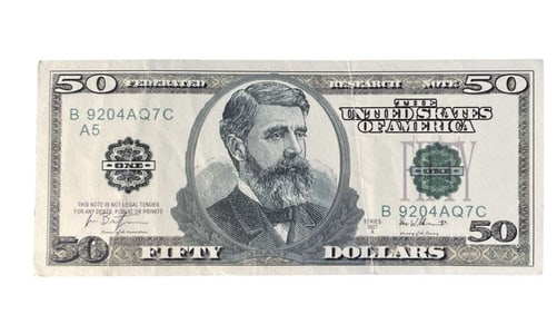 Breaking Bad (2008 - 2013) - $50.00 Bank Note