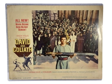 David and Goliath (1960) - Lobby Card