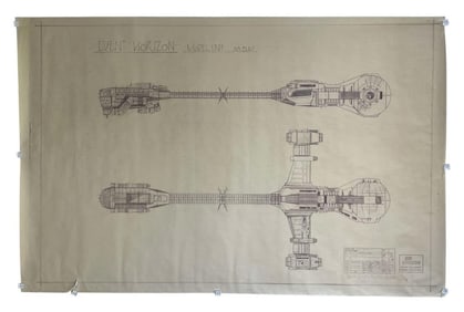 Event Horizon (1997) - Production Ship Model Blueprint