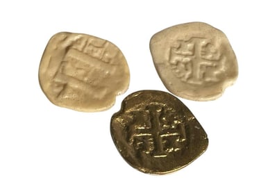 Hook (1991) - Set of Three Pirate Coins