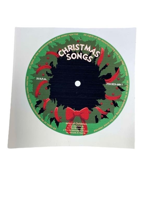 How the Grinch Stole Christmas (2000)- Whoville Record Label: How the Grinch Stole Christmas (2000)- Whoville Record Label.Original unused label for a record made for the production of the the Ron Howard directed Christmas comedy film 'How the Grinch Stole Chris