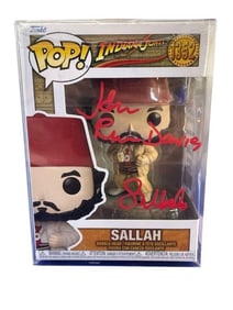 Indiana Jones Signed Funko Pop of "Sallah" by John Rhys-Davies