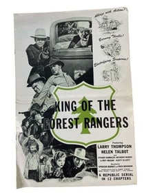 King of the Forest Rangers (1946) - Press Book