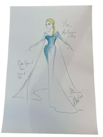 Once Upon a Time (2011-2018) - Elsa Costume Design. (Production used copy)