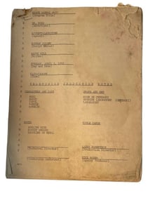 Space Patrol (1950-1955) - Original Script #537