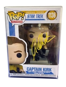 Star Trek William Shatner Captain Kirk Signed Funko (With JSA Authentification)
