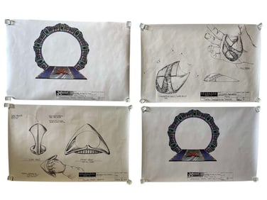 Stargate SG-1 (1997-2007) - Set of 4 Production Blueprints