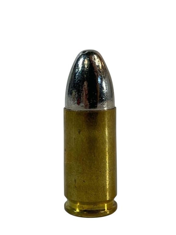Supernatural (2005 - 2020) - Hero Silver Bullet (Sam's Sidearm): Supernatural (2005 - 2020) - Hero Silver Bullet - Unfired Primer (Sam's Sidearm).Comes with a COA co-signed by the armorer for the show. Master armorer and weapon fabricator who's been in the business