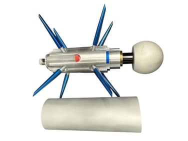 The Fifth Element (1997) - Custom Made Aluminum Light-Up Mangalore Grenade (High End Replica)