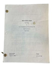 The Outer Limits (1995-2002) - "Lost Songs" Script